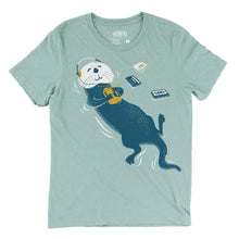 Load image into Gallery viewer, Otter Bliss Tee: Dusty Blue / Large / Unisex

