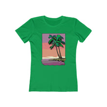 Load image into Gallery viewer, Sunset Palm Women&#39;s The Boyfriend Tee
