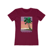 Load image into Gallery viewer, Sunset Palm Women&#39;s The Boyfriend Tee

