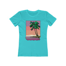 Load image into Gallery viewer, Sunset Palm Women&#39;s The Boyfriend Tee
