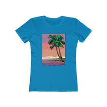Load image into Gallery viewer, Sunset Palm Women&#39;s The Boyfriend Tee
