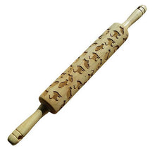 Load image into Gallery viewer, Embossed Cats Rolling Pin –Bakers And Potters
