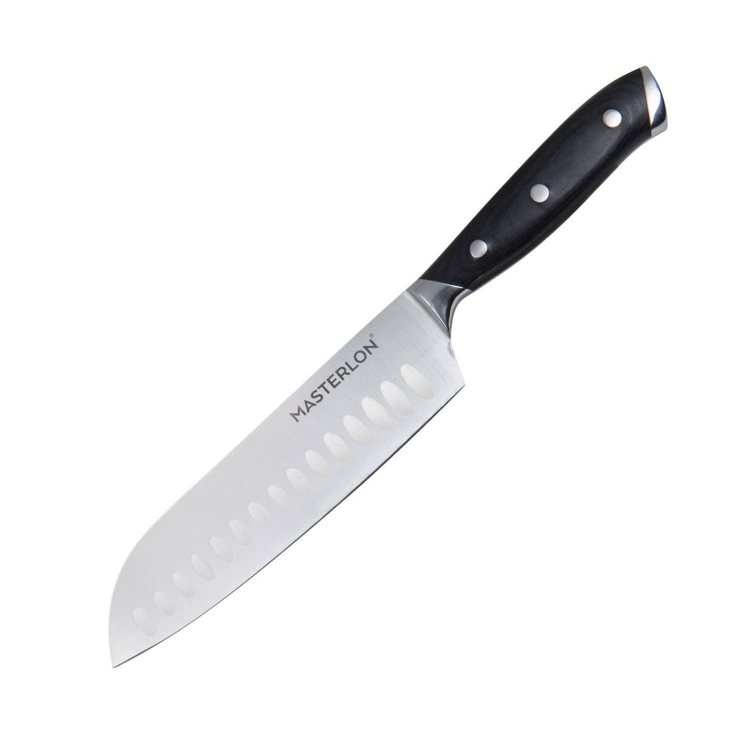 SANTOKU KNIFE STAINLESS STEEL BLADE TRIPLE RIVET COLLECTION, 7