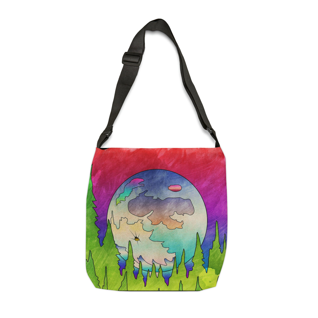 Rising Moon Adjustable Tote Bag (AOP)