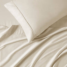 Load image into Gallery viewer, 100% Organic Cotton 18&quot; Deep Pocket Sheet Set, Taupe: Queen
