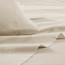 Load image into Gallery viewer, 100% Organic Cotton 18&quot; Deep Pocket Sheet Set, Taupe: Queen
