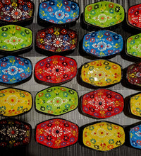 Load image into Gallery viewer, Hand-Painted Turkish Ceramic Appetizer Plates

