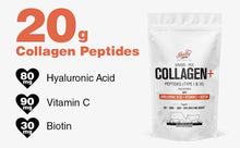 Load image into Gallery viewer, Collagen+ with Hydrolyzed Collagen Powder - Biotin - Hyaluronic Acid &amp; Vitamin C
