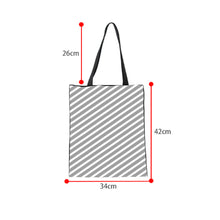 Load image into Gallery viewer, Shades of Black Double-Sided Printed Canvas Bag
