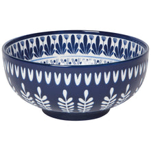 Load image into Gallery viewer, Blue and White Bowl Large 8 Inch
