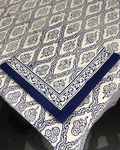 Load image into Gallery viewer, Tablecloth 60X90 Trellis White 1904L
