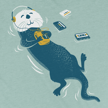 Load image into Gallery viewer, Otter Bliss Tee: Dusty Blue / Large / Unisex
