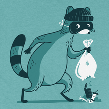 Load image into Gallery viewer, Trash Bandit Tee: Heather Blue Lagoon / Small / Unisex
