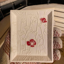 Load image into Gallery viewer, Textured Poppies Rolling Pin Horizontal Pottery&amp;Baking
