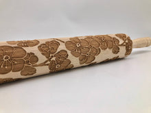 Load image into Gallery viewer, Embossed Cherry Blossom Rolling Pin- Pottery And Baking
