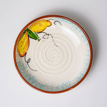 Load image into Gallery viewer, Vintage Ceramic Grater Plate/White Lemon
