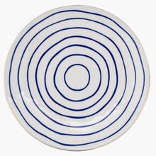 Load image into Gallery viewer, 8-Inch Striped Stoneware Plate: Single Plate
