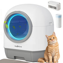 Load image into Gallery viewer, Smart Self-Cleaning Cat Litter Box with Odor Control &amp; APP
