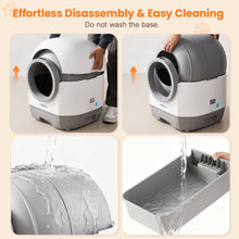 Load image into Gallery viewer, Smart Self-Cleaning Cat Litter Box with Odor Control &amp; APP
