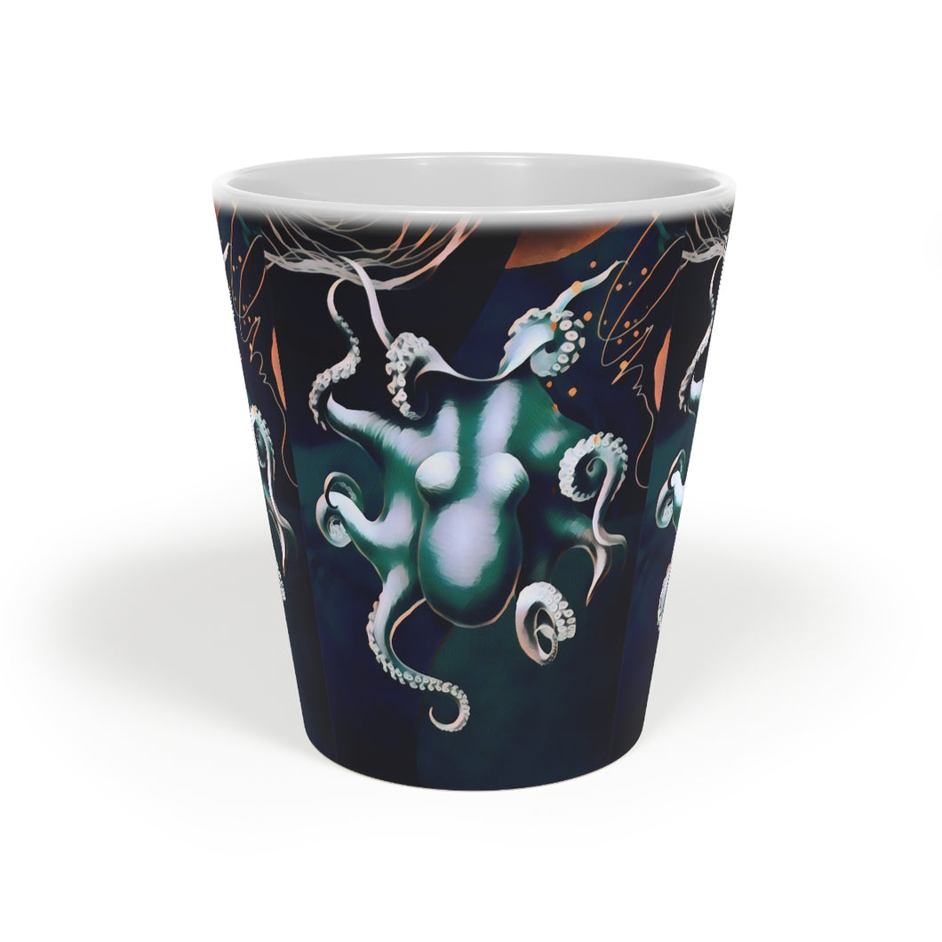 Octopus Latte Mug, 12oz