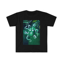 Load image into Gallery viewer, Octopus in Green Tones Unisex Softstyle T-Shirt
