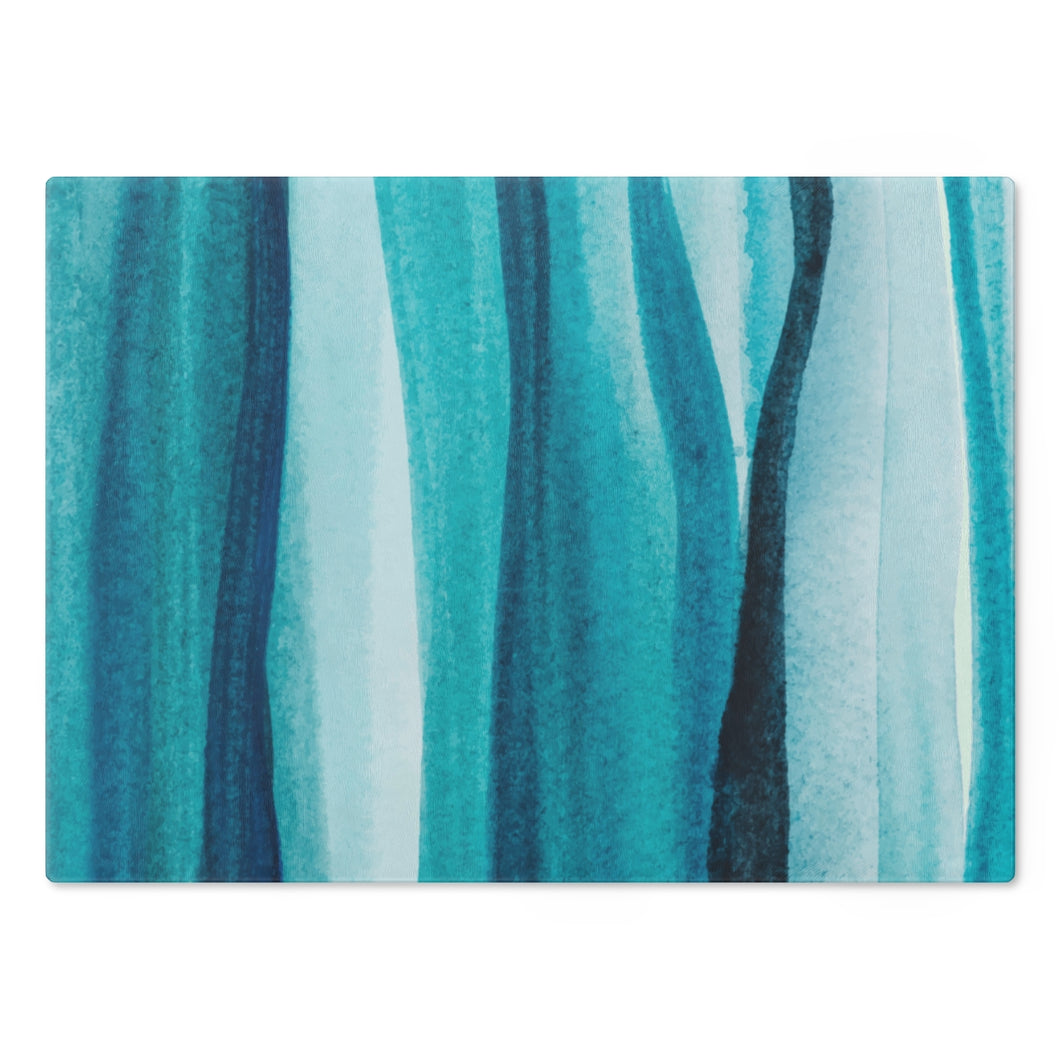 Shades of Blue Cutting Board