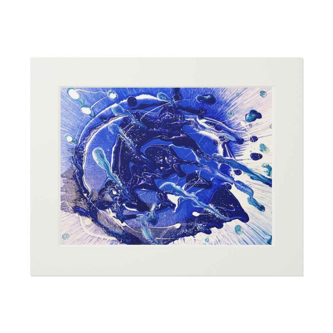 Blue Galaxy Art Prints