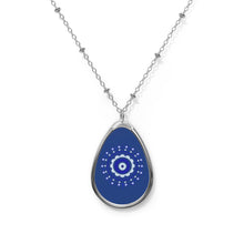 Load image into Gallery viewer, Evil Eye Oval Necklace
