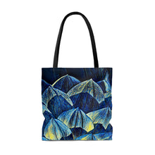 Load image into Gallery viewer, Blue Dahlia Tote Bag
