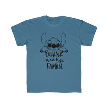 Load image into Gallery viewer, Ohana Means Family Kids Regular Fit Tee
