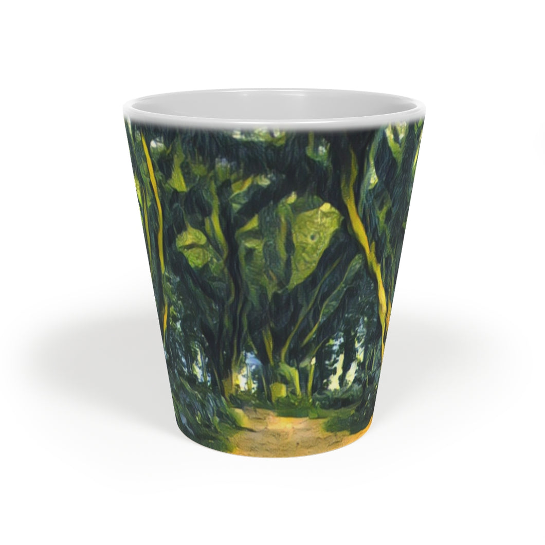 Among the Ferns and Moss Latte Mug, 12oz