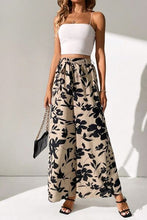 Load image into Gallery viewer, Printed Tied Wide Leg Pants
