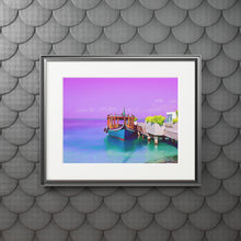 Load image into Gallery viewer, Fishing Boat Digital Print Remastered with Warm Tones By Irene Kipreos Brooks
