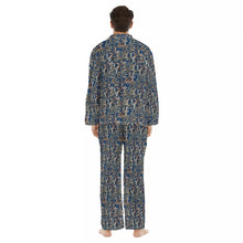 Load image into Gallery viewer, Rain Forest Dreams Men&#39;s Lapel Pajama Set
