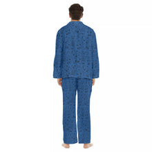 Load image into Gallery viewer, Always Thinking Men&#39;s Lapel Pajama Set
