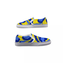 Load image into Gallery viewer, Cosmic Swirl Painting Men&#39;s Slip On Sneakers
