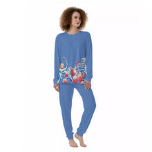 Load image into Gallery viewer, Waves and Blossoms Women&#39;s Pajamas
