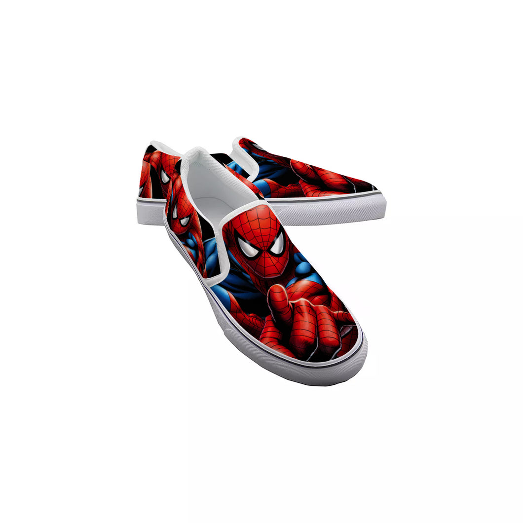 Spider Man Kid's Slip On Sneakers