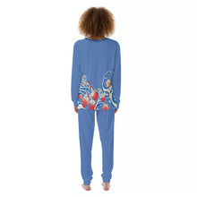 Load image into Gallery viewer, Waves and Blossoms Women&#39;s Pajamas
