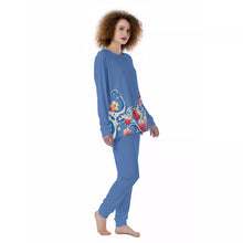 Load image into Gallery viewer, Waves and Blossoms Women&#39;s Pajamas
