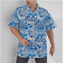 Load image into Gallery viewer, Men&#39;s Hawaiian Shirt With Button Closure -Cotton poplin
