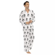 Load image into Gallery viewer, Surf&#39;s Up Men&#39;s Lapel Pajama Set
