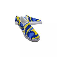 Load image into Gallery viewer, Cosmic Swirl Painting Men&#39;s Slip On Sneakers
