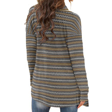 Load image into Gallery viewer, Corinthian Design Long Sleeve Cardigan Sweater
