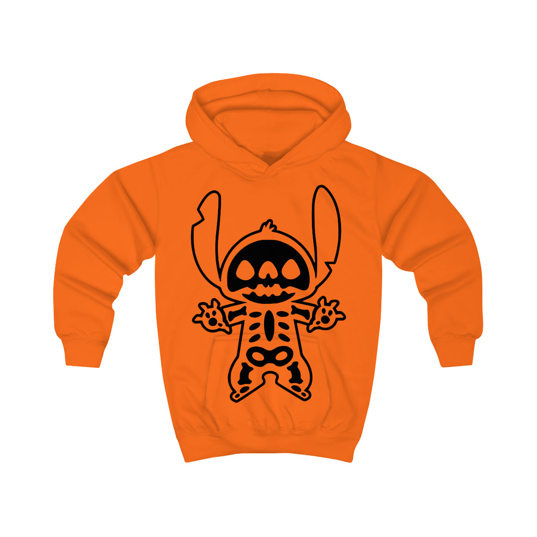 Skeleton Stitch Kids Hoodie