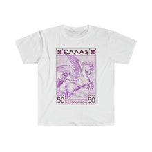 Load image into Gallery viewer, Pegasus Vintage Stamp Unisex Soft Tee
