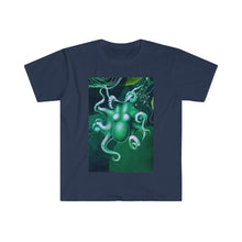 Load image into Gallery viewer, Octopus in Green Tones Unisex Softstyle T-Shirt
