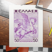 Load image into Gallery viewer, Bellerophontes (Βελλεροφόντης) Stamp Fine Art Print
