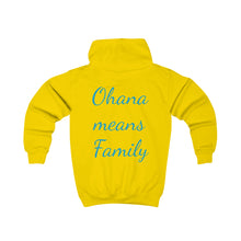 Load image into Gallery viewer, Ohana means Family Kids Hoodie
