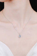 Load image into Gallery viewer, Square Moissanite Pendant Chain Necklace
